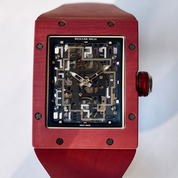 【AV工場】 リシャール・ミルコピー時計 RM 16-02 オートマティック エクストラフラット レッド  写真つけっばなし